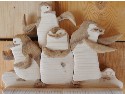Personaggi di Madagascar - Pinguini in legno