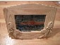 portafoto di legno: portafoto con 2 sagome di rose in legno 