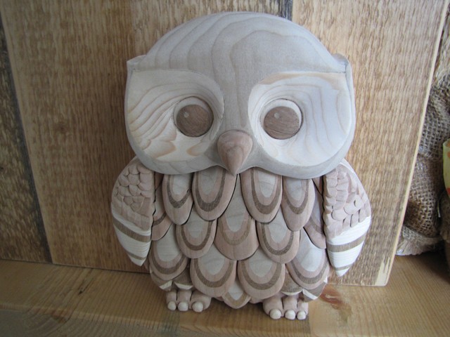 gufo di legno: 