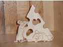 animali di legno - Topi con formaggio 