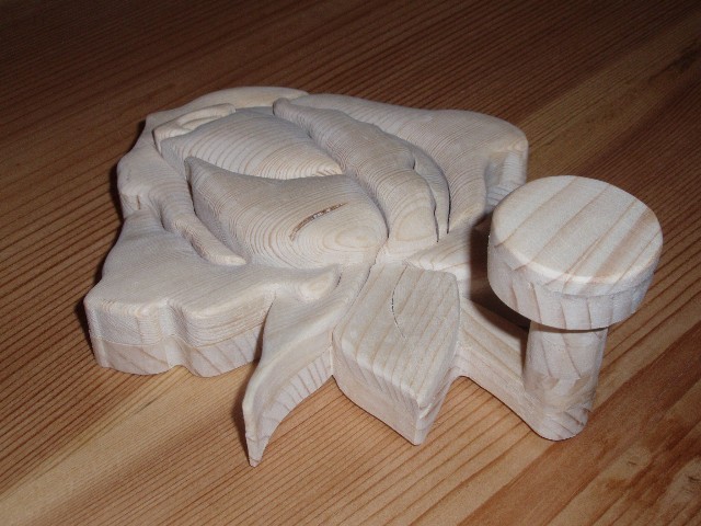 sagoma di legno: 